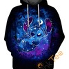 Stitch Color Splash Hoodie - 3D All Over Print Custom 