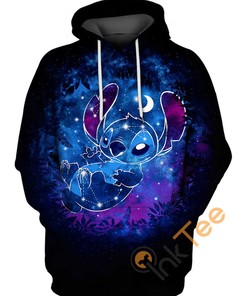 Stitch Color Splash Hoodie - 3D All Over Print Custom