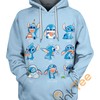 Stitch Emotions Hoodie - 3D All Over Print Custom 