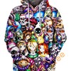 Stranger Masks All Over Print Hoodie - 3D 