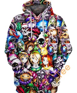 Stranger Masks All Over Print Hoodie - 3D