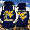 Stunning West Virginia Mountaineers 3D All Over Print Zip-Up Hoodie For Ncaa Fanatics 
