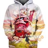 Stylish Moving Castle 3D Hoodie With Unique Graphics