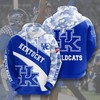 Support The Team With Kentucky Wildcats Camo Football 3D Hoodie - Cool Kentucky Wildcats Gifts