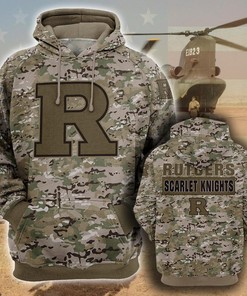 Support Your Team With The Rutgers Scarlet Knights Camo Style All Over Print T-, Hoodie, And - Nca62 Ds001