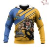 Support Your Team With The Ucla Bruins Gold And Blue Mascot 3D All Over Print Hoodie