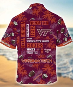 Support Your Team With The Virginia Tech Hokies Coconut Maroon Hawaiian  For Men And Women