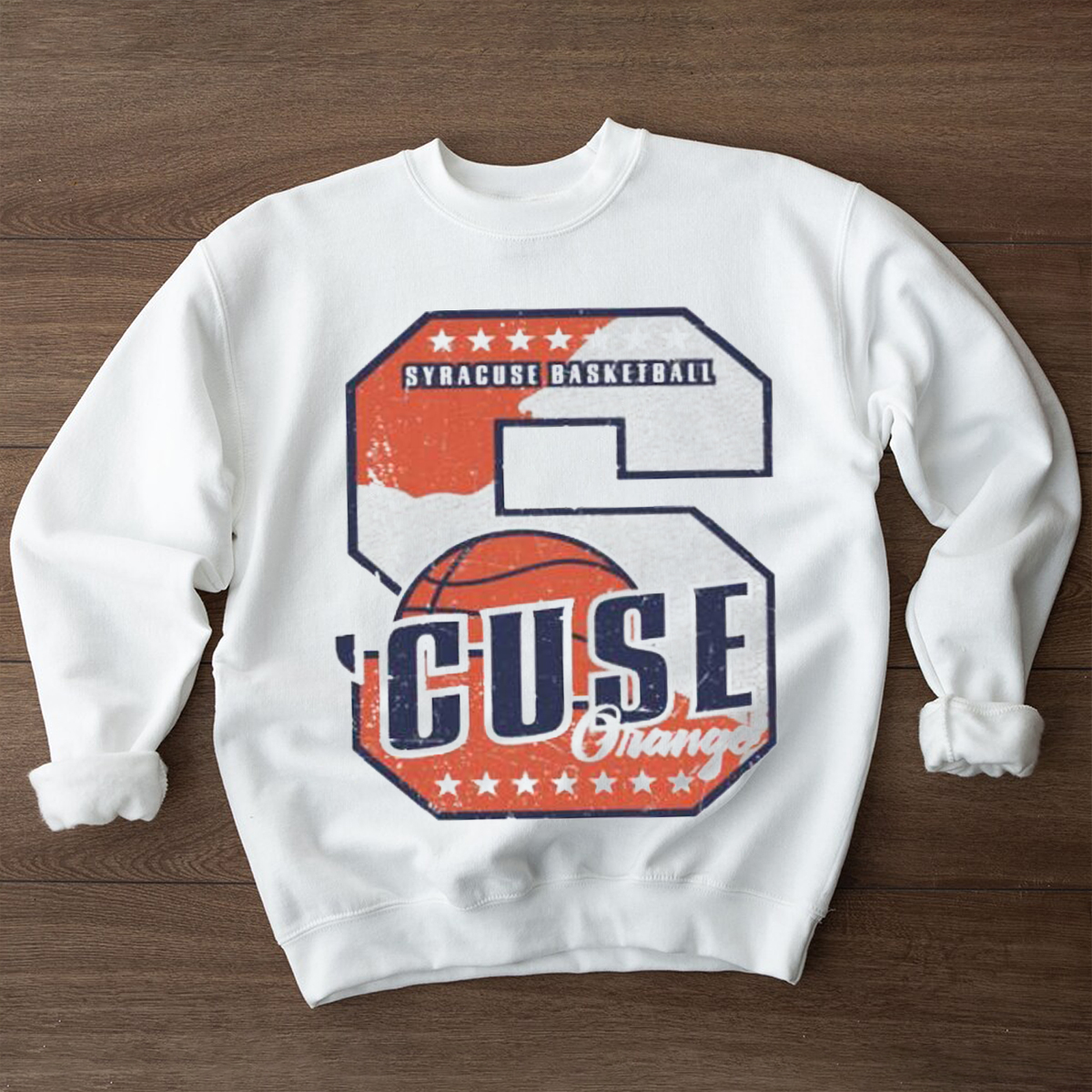 Syracuse Orange Basketball Logo Mask Shirt - Stylish Syracuse University Apparel