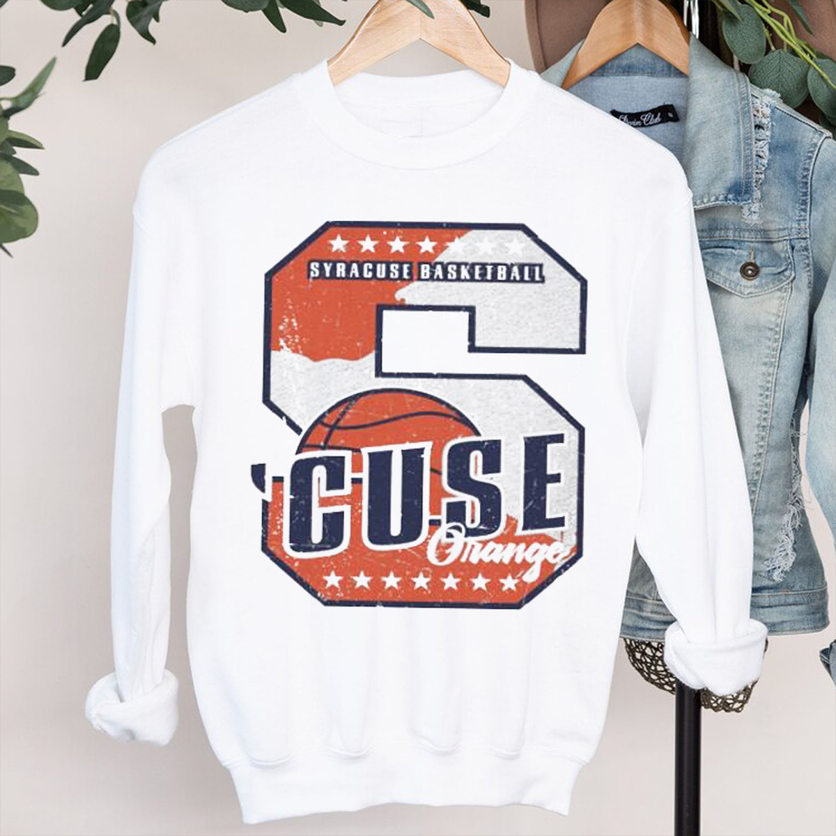 Syracuse Orange Basketball Logo Mask Shirt - Stylish Syracuse University Apparel