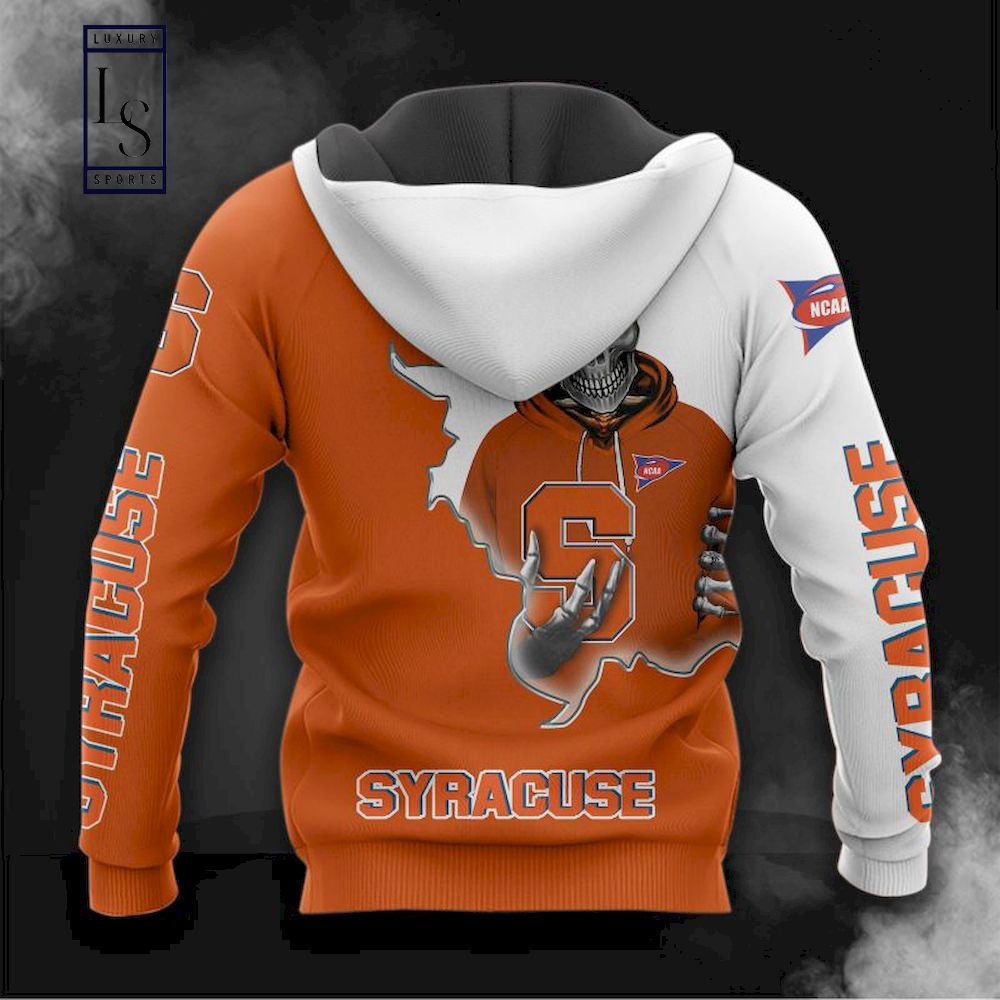 Syracuse Orange Mascot Long Sleeve 3D Zip Hoodie - Gift For Fans