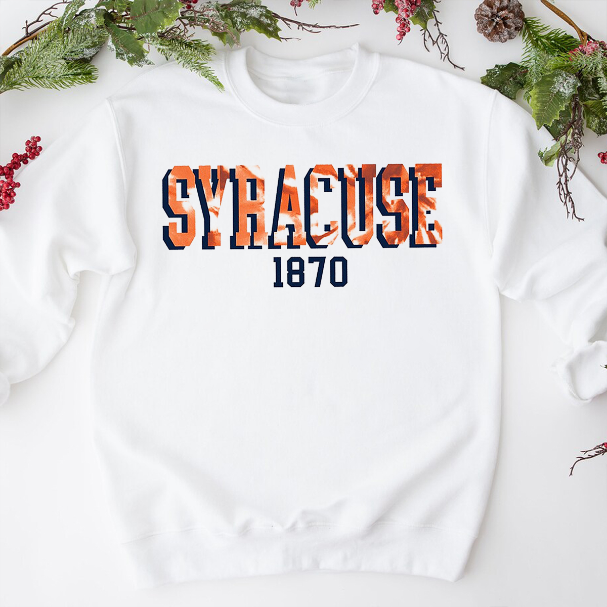 Syracuse Orange No Time to Tie Dye T-Shirt - Trendy Syracuse University Apparel