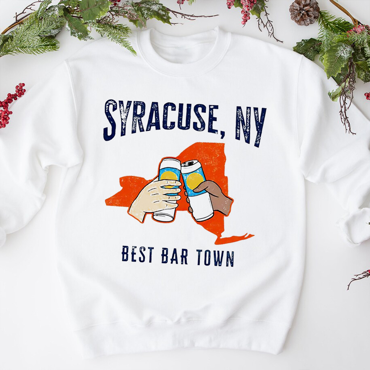 Syracuse Orange Syracuse NY Best Bar Town 2023 Shirt - Celebrate Syracuse Orange's Success