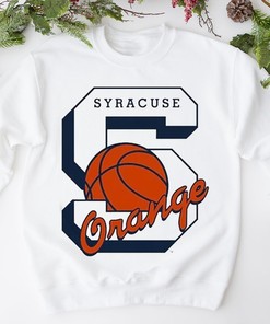 Syracuse Orange Vintage Basketball 2023 T-Shirt - Retro Syracuse University Apparel
