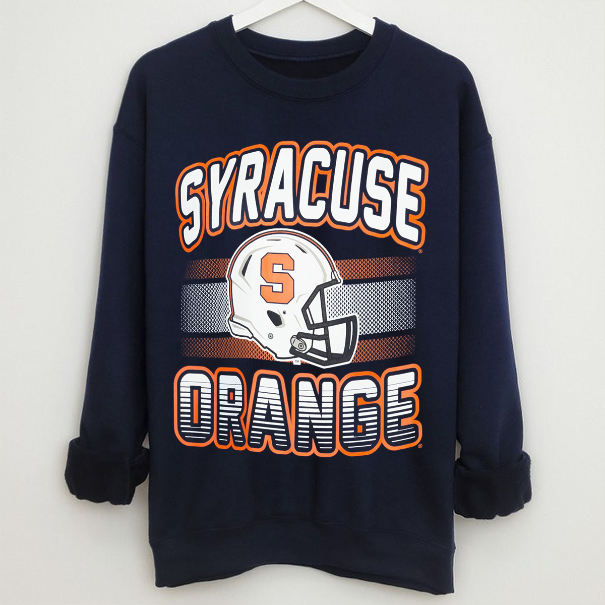 Syracuse Orange Wordmark Helmet T-Shirt - Show Your Love for Syracuse Football