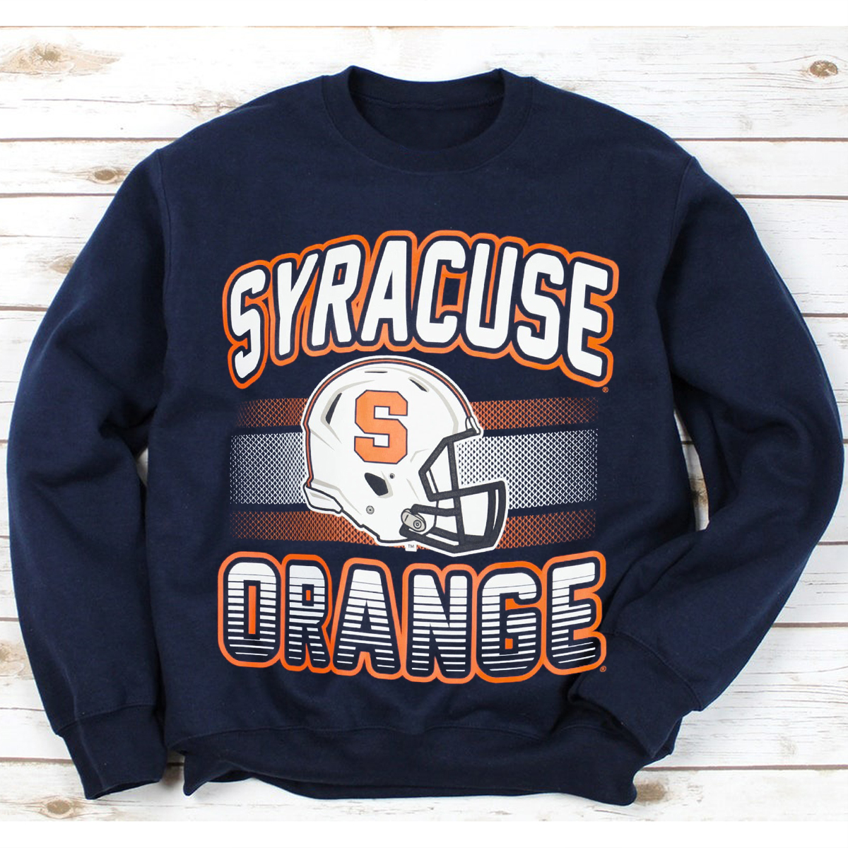 Syracuse Orange Wordmark Helmet T-Shirt - Show Your Love for Syracuse Football