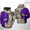 Tcu Horned Frogs Camo Veteran Hunting 3D Hoodie - Ncaa Fans