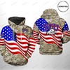 Tcu Horned Frogs Us Flag Camo Veteran 3D Hoodie - Limited Edition