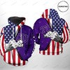 Tcu Horned Frogs Us Flag Limited Edition 3D Hoodie - Ncaa Fans