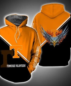 Tennessee Volunteers Fire Eagle 3D Hoodie Tennessee Volunteers Fan Gifts - 3D Hoodies For Men Graphic