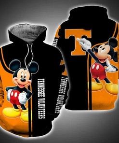 Tennessee Volunteers Mickey Mouse Paints Logo 3D Hoodie - Tennessee Volunteers Gift Idea