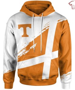 Tennessee Volunteers Orange And White All Over Print 3D Hoodie For Men And Women - Show Your Team Spirit