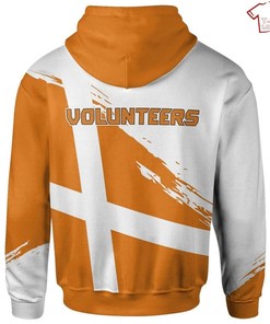 Tennessee Volunteers Orange And White All Over Print 3D Hoodie For Men And Women - Show Your Team Spirit