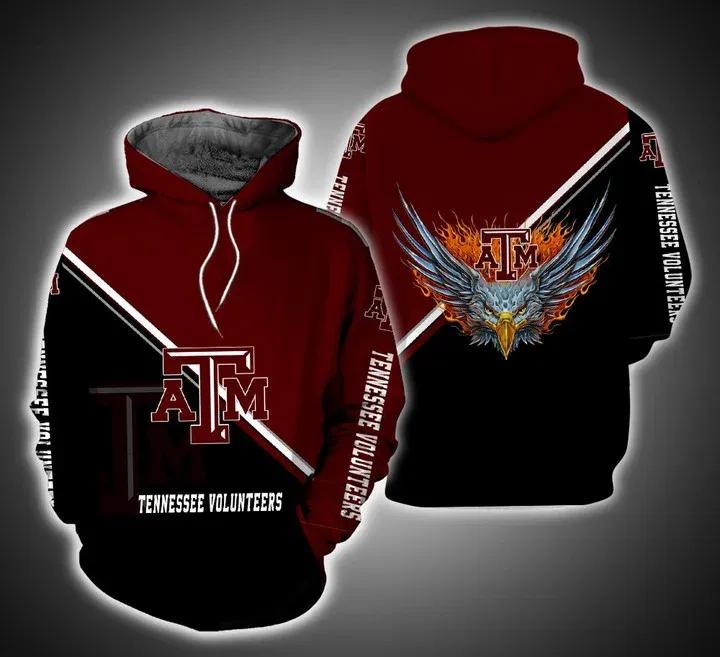 Texas A&M Aggies Fire Eagle 3D Hoodie Texas A&M Aggies Christmas Gifts - Men'S 3D Graphic Hoodies