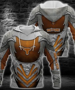 Texas Longhorns Knights Templar Armor Vintage 3D Hoodie Texas Longhorns Gift - Custom All Over Print Hoodie