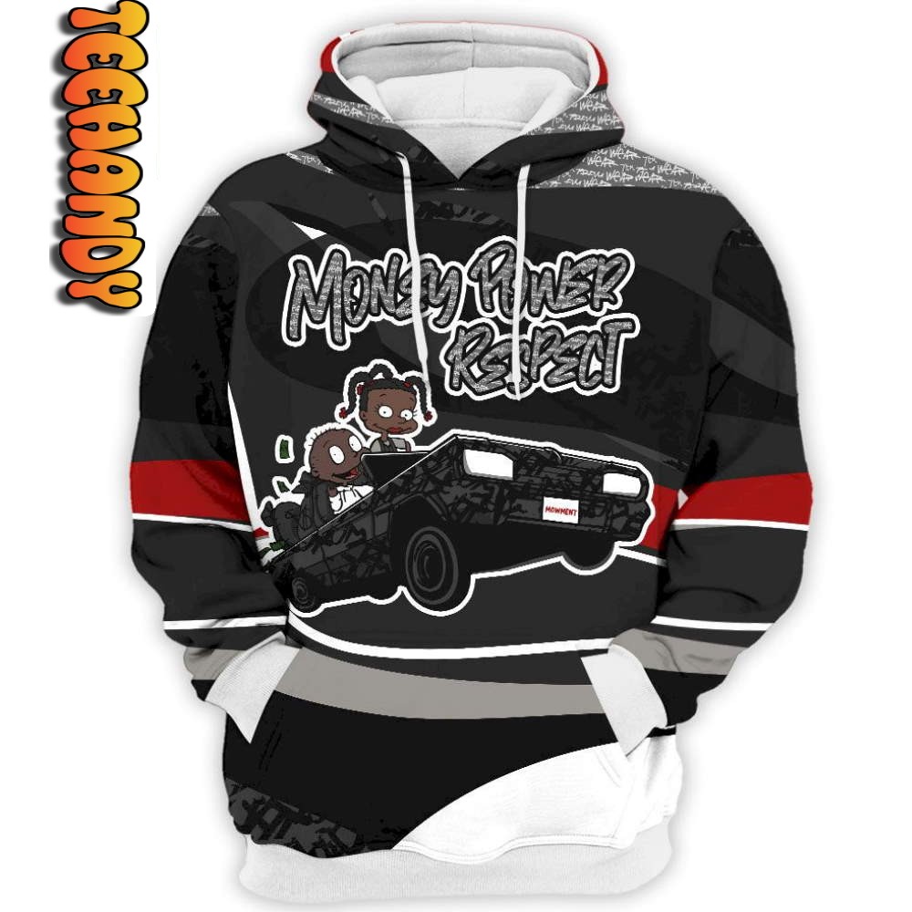 The Easter Bear Daamm Hiphop In Retro Style All Over Print Hoodie 3D