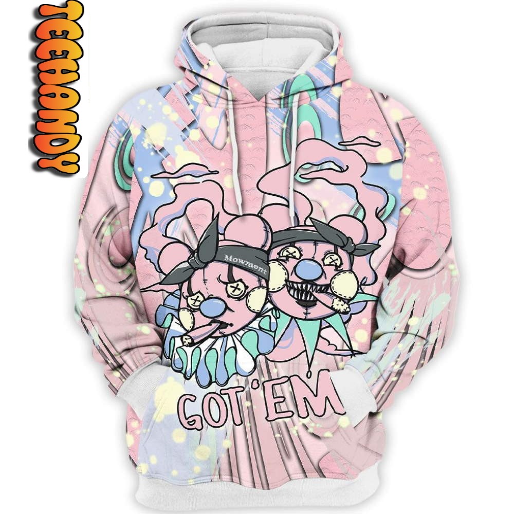 The Easter Drip Too Hard In Retro Style All Over Print Hoodie 3D