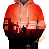 The Elk Hunter Gift For Beer Lovers In 3D Print Hoodie With Red Budweiser