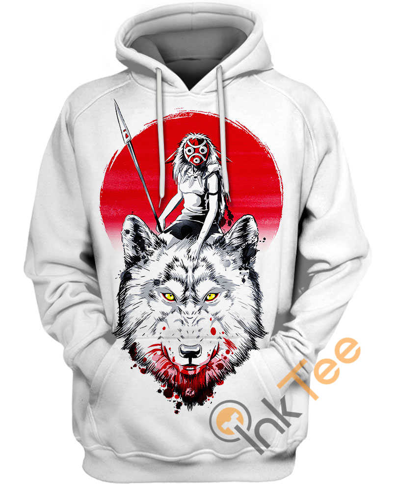 The Feisty Princess Mononoke Hoodie With 3D Print