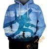 The Fiery Rei Hino In 3D Print Hoodie