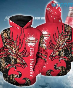 The Fishing Gift For Beer Lovers In 3D Print Hoodie With Red Budweiser