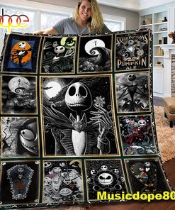 The King Of Halloween Jack Skellington Blanket - The Nightmare Before Christmas Gift