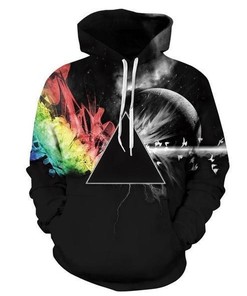 The Lava Flowing Rainbow Unisex All Over Print 3D Hoodie