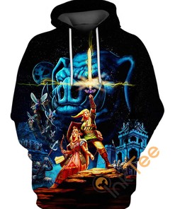 The Legendary Link And Zelda Adventure All Over Print Hoodie 3D