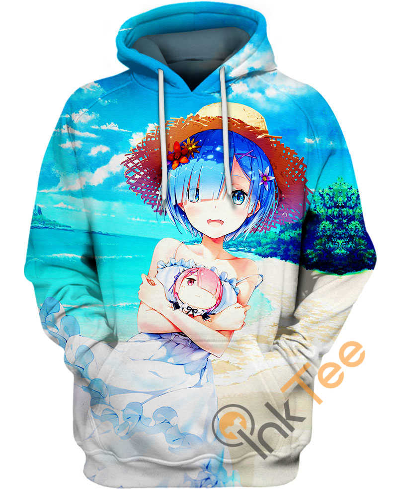 The Maid Rem In Custom All Over Print Hoodie 3D