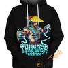 The Mighty Raiden In Mortal Kombat Sport All Over Print Hoodie 3D