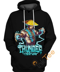 The Mighty Raiden In Mortal Kombat Sport All Over Print Hoodie 3D