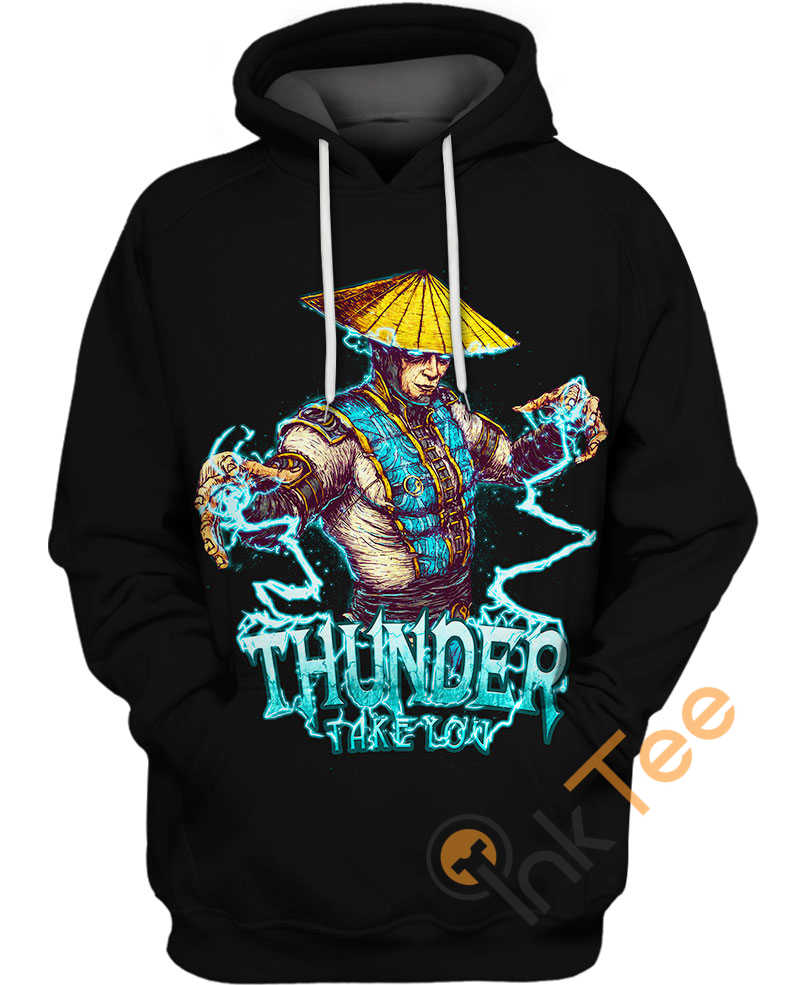 The Mighty Raiden In Mortal Kombat Sport All Over Print Hoodie 3D
