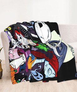 The Nightmare Before Christmas Custom Name Double Layer Blanket - Bedroom Decor Gift