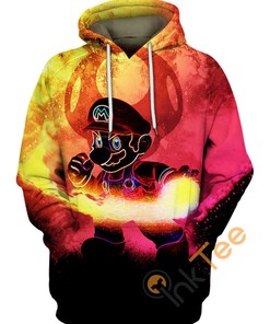 The Pokeball In Red All Over Print Hoodie 3D