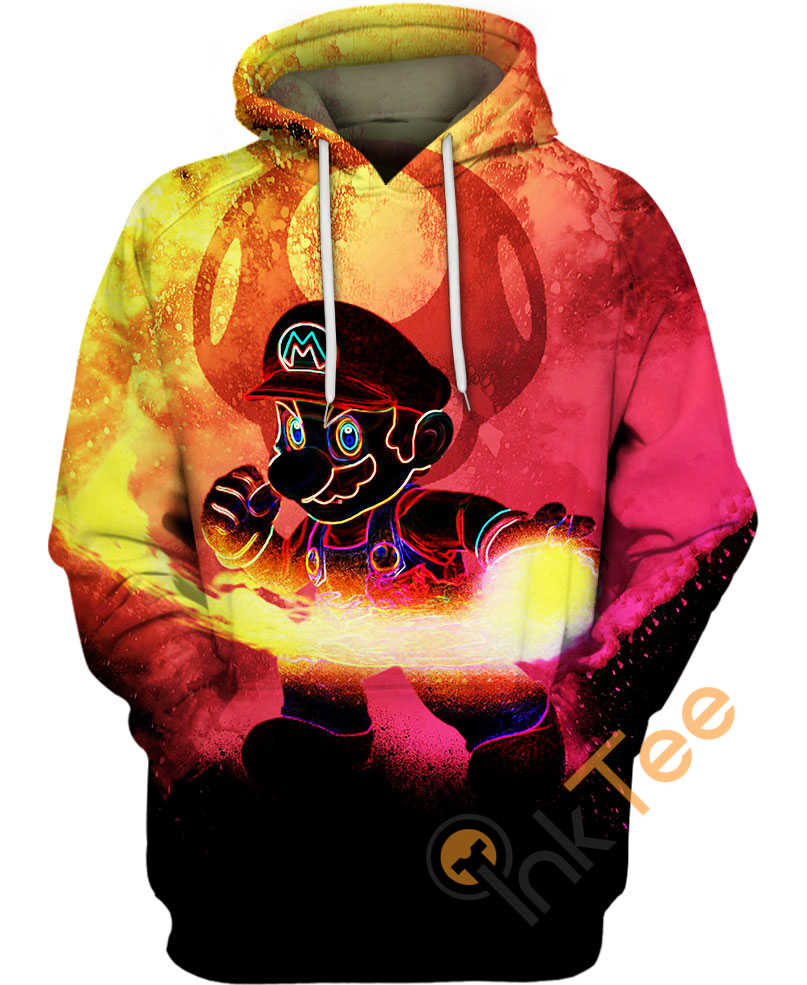 The Pokeball In Red All Over Print Hoodie 3D