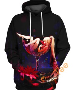 The Powerful Red Gyarados In Custom All Over Print Hoodie 3D