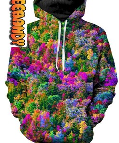 The Psychedelic Forest Unisex All Over Print 3D Hoodie