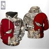 The Punisher South Carolina Gamecocks Camo Hunting 3D Hoodie - Ncaa Fans Gift