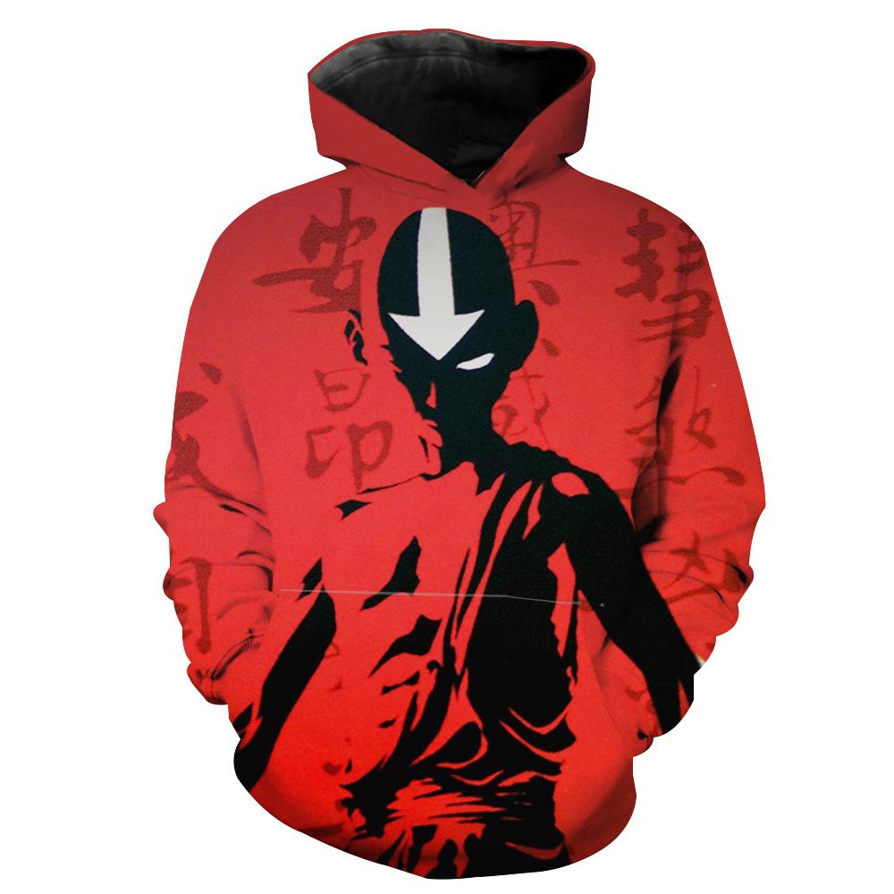 The Red Battle Hoodie With All Over Print 3D