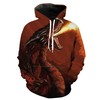 The Red Flavor Ahegao Hoodie With All Over Print 3D