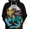 Thrilling Demon Slayer Unified Custom All Over Print 3D Hoodie
